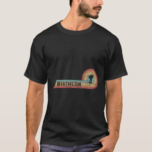 Retro Biathlon Vintage Player Film Strip T-Shirt