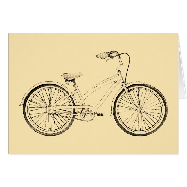 retro bicycle (Front Horizontal)