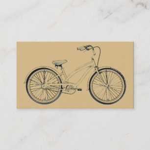 retro bicycle business card
