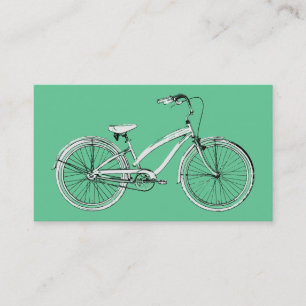 retro bicycle business card