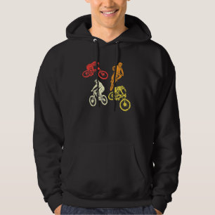 Retro Bicycle Cycling Bikers Vintage Mountain Bike Hoodie