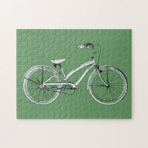 retro bicycle jigsaw puzzle
