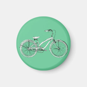 retro bicycle magnet