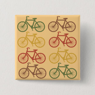 Retro Bicycles 15 Cm Square Badge