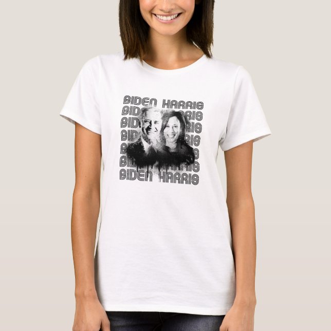 Retro Biden Harris Pride T-Shirt (Front)