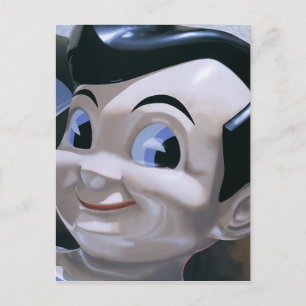 Retro Big Boy Painting Postcard