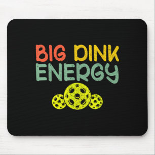 Retro big dink energy pickleball funny pickle ball mouse mat