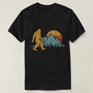 Retro Bigfoot Mountain Adventure T-Shirt