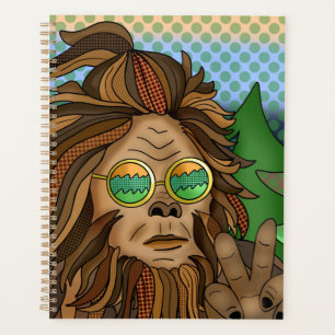 Retro Bigfoot Pop Art Sasquatch Planner