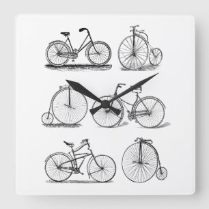Retro bike clock