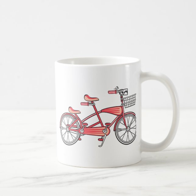 Retro Bike For Two Coffee Mug (Right)
