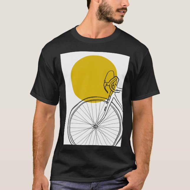 Retro Bike Sports Fitness Work Out Training T-Shirt (Front)