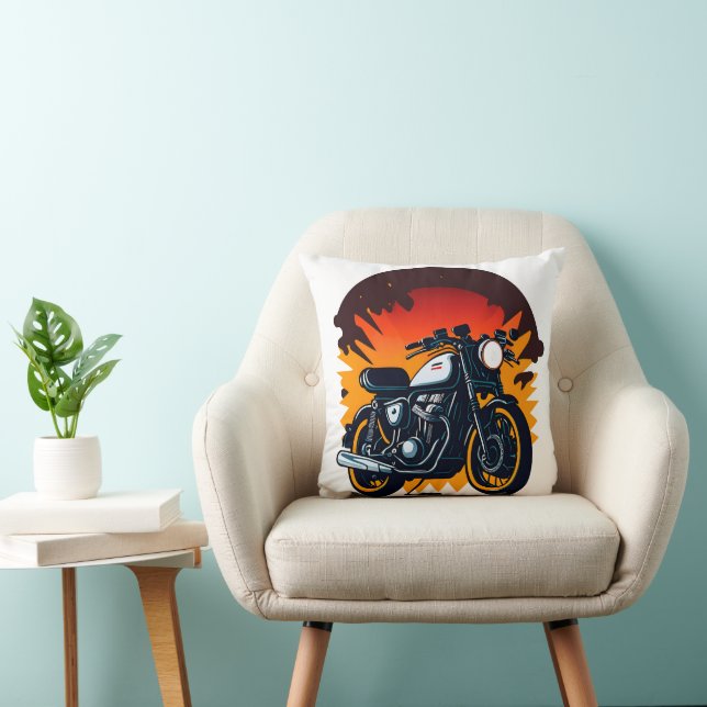 Retro Biker  Cushion (Chair)