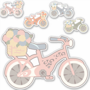vintage bike stickers