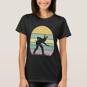 Retro Billard Easter Egg Easter Day Billiard Women T-Shirt