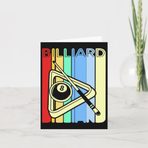 Retro Billiard  Card