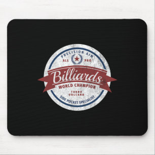 Retro Billiards World Champion “side Pocket Specia Mouse Mat