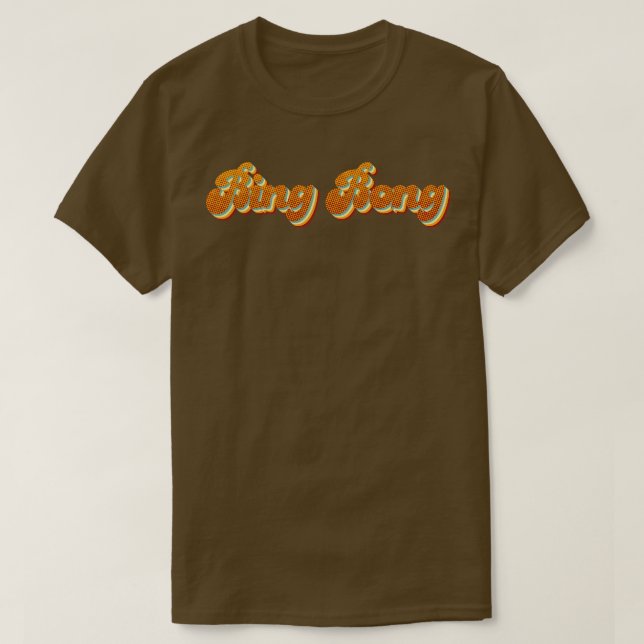 Retro Bing Bong T-Shirt (Design Front)
