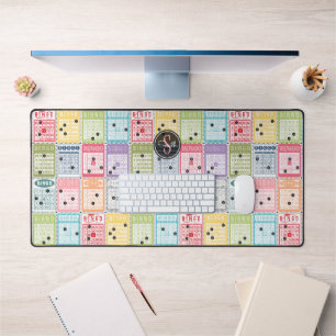 Retro Bingo Desk Mat