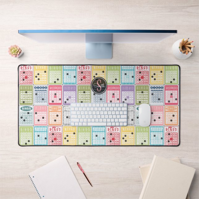 Retro Bingo Desk Mat (Office 1)