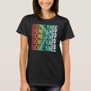 Retro Bionic Knee Surgery Replacement Survivors T-Shirt