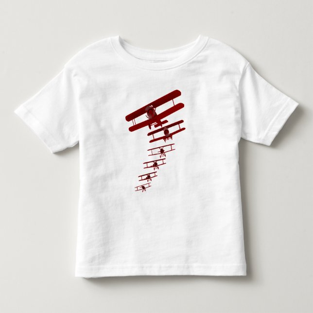 Retro Biplane Toddler T-Shirt (Front)