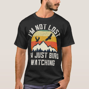 Retro Bird Watching Gifts For Men Funny Birding I' T-Shirt