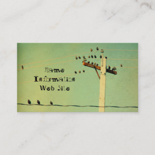 Retro Birds Business Card