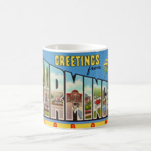 Retro Birmingham AL Greeting Mug