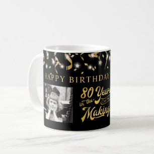 Retro Birthday 80 Years in the Making Keepsake Coffee Mug