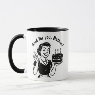 Retro Birthday Cheer Gift Mug