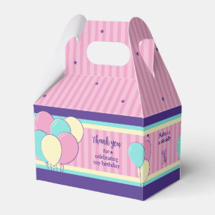 Retro Birthday Favour Box