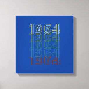 Retro Birthday Gift Man Dad Uncle Vintage Classico Canvas Print