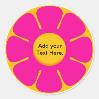 Retro Birthday Party Cupcake Toppers Stickers