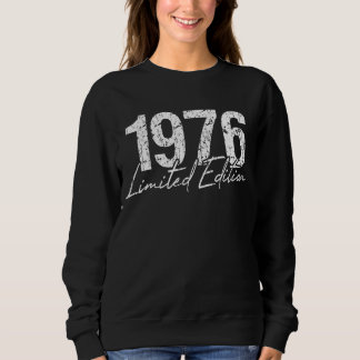 Retro Birthday Year 1976 Used Vintage Sweatshirt