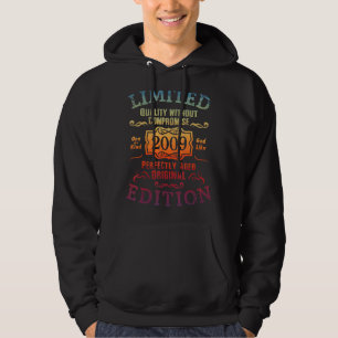 Retro Birthday Year 2009  Gift Used Vintage Hoodie