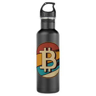 Retro Bitcoin Logo 710 Ml Water Bottle