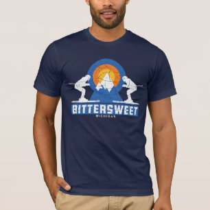 Retro Bittersweet Mountain Ski Michigan T-Shirt
