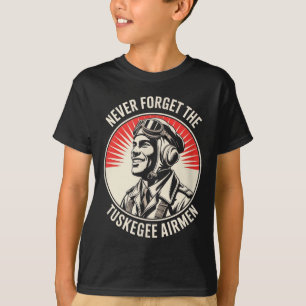 Retro black airmen black history world war 2 T-Shirt