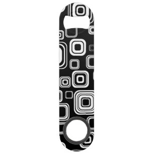 Retro black and white squares