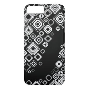 Retro black and white squares iPhone 8 plus/7 plus case