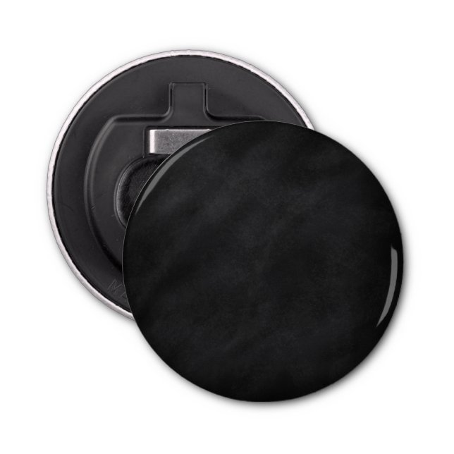 Retro Black Chalkboard Texture Bottle Opener (Front)
