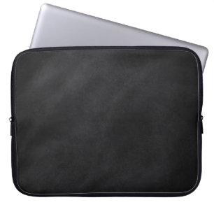 Retro Black Chalkboard Texture Laptop Sleeve