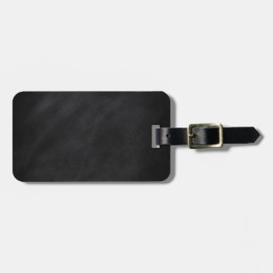 Retro Black Chalkboard Texture Luggage Tag