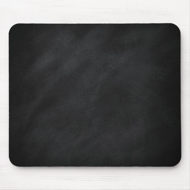 Retro Black Chalkboard Texture Mouse Mat (Front)