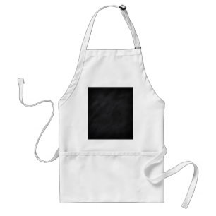 Retro Black Chalkboard Texture Standard Apron