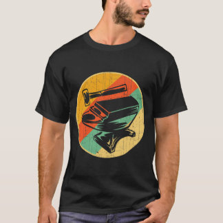 Retro Blacksmith Vintage Blacksmithing Smithing T-Shirt