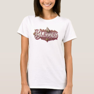 Retro BLESSED Artistic Expression T-Shirt