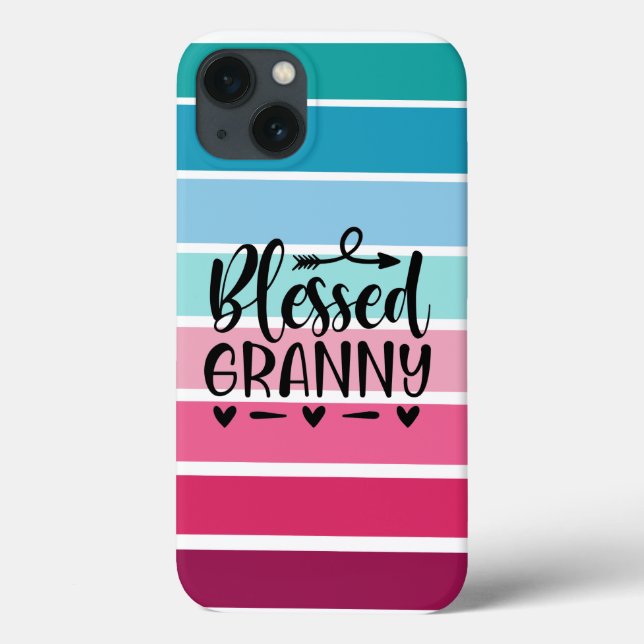 Retro Blessed Granny Case-Mate iPhone Case (Back)