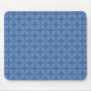 Retro Bliss Mousepad, Blue Mouse Mat